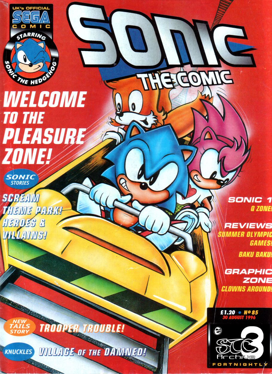 Sonic - The Comic Issue No. 085 Cover Page